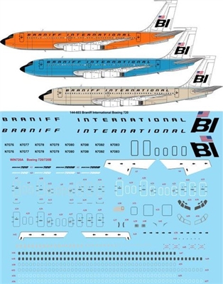 1:144 Braniff International Boeing 720