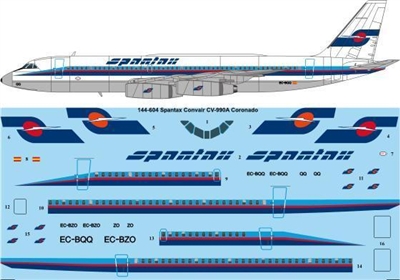1:144 Spantax (final cs) Convair 990A