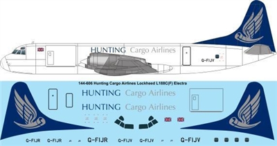 1:144 Hunting Cargo L.188CF Electra
