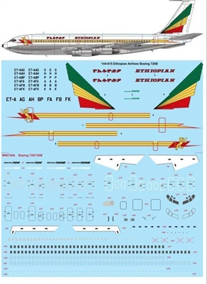 1:144 Ethiopian Airlines Boeing 720B