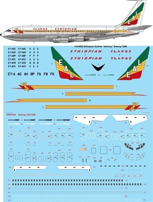 1:144 Ethiopian Airlines Boeing 720B
