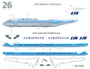 1:144 Linjeflyg Fokker F.28-4000