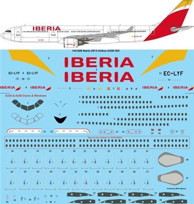 1:144 Iberia (2013 cs) Airbus A.330-300