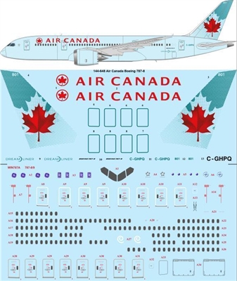 1:144 Air Canada Boeing 787-800