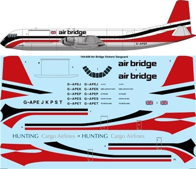 1:144 Air Bridge Cargo V.953F Vanguard 'Merchantman'