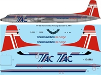 1:144 Transmeridian Air Cargo Canadair CL.44D-4