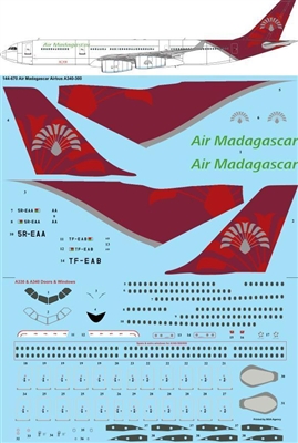 1:144 Air Madagascar Airbus A340-300