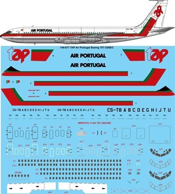1:144 TAP Air Portugal Boeing 707-320B