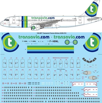 1:144 Transavia (France) Airbus A.320-200