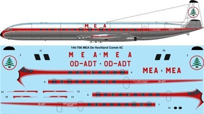 1:144 Middle East Airlines Dh.106 Comet 4C
