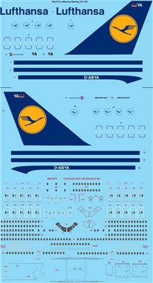 1:144 Lufthansa Boeing 747-130