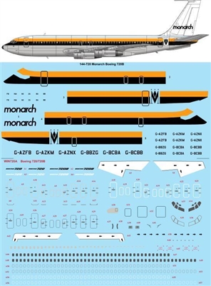 1:144 Monarch Airlines Boeing 720B