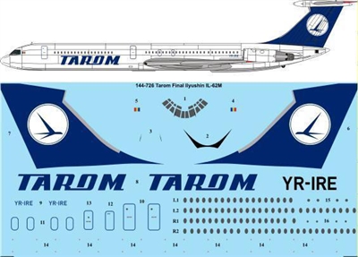 1:144 Tarom (final cs) Ilyushin  62M