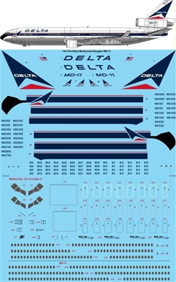 1:144 Delta Airlines McDD MD-11