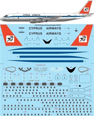 1:144 Cyprus Airways Douglas DC-8-52