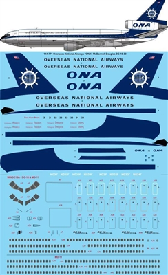 1:144 Overseas National Airways McDD DC -10-30CF