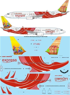 1:144 Air India Express Boeing 737-800 VT-AXU 'Bihu'