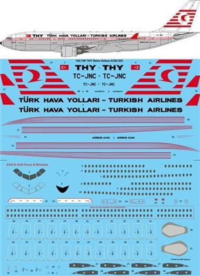 1:144 THY Turkish Airlines Retro Airbus A330-200