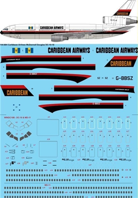 1:144 Caribbean Airways McDD DC-10-10