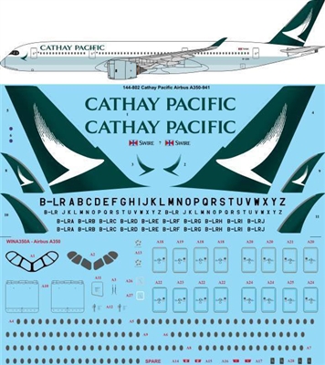 1:144 Cathay Pacific (2015 cs) Airbus A.350-900