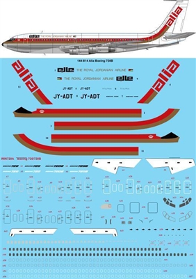1:144 Alia (early cs) Boeing 720B