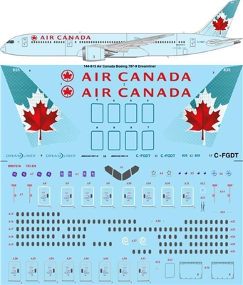 1:144 Air Canada Boeing 787-900