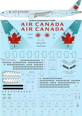 1:144 Air Canada (2006 cs) Boeing 777-300ER