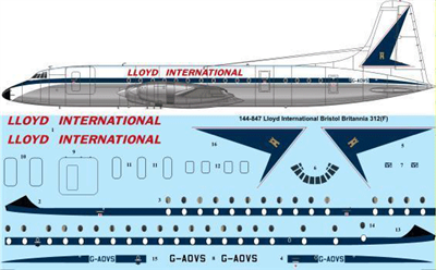 1:144 Lloyd International Br.175 Britannia 312(F)