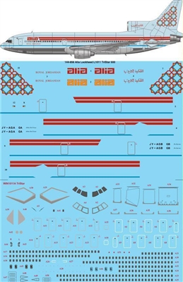 1:144 Alia Royal Jordanian L.1011 Tristar 500