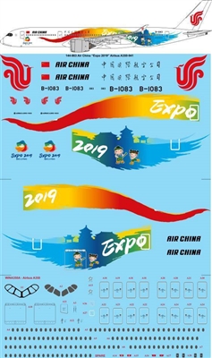 1:144 Air China "Expo 2019" Airbus A.350-900