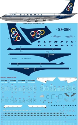 1:144 Olympic Airlines Boeing 720B