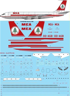 1:144 Middle East Airlines Boeing 720B