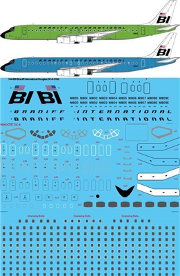 1:144 Braniff International Douglas DC-8-31 / -62