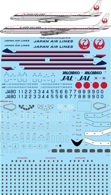 1:144 Japan Air Lines Douglas DC-8-61 / -62