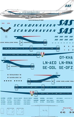 1:144 SAS (delivery cs) Boeing 747-283B