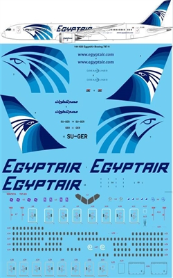 1:144 Egyptair Boeing 787-9