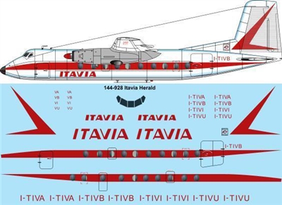 1:144 Itavia HPR-7 Herald 200