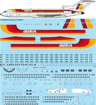 1:144 Iberia Boeing 727-200