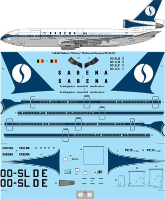 1:144 SABENA (delivery cs) McDD DC-10-30CF