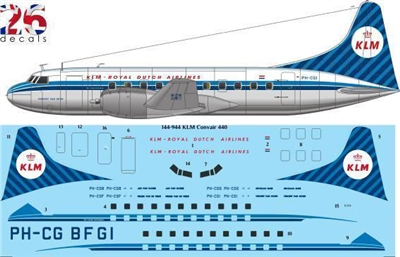 1:144 KLM Convair 440