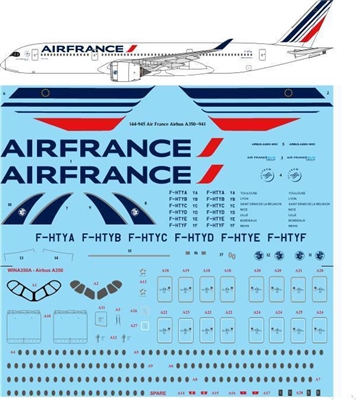 1:144 Air France Airbus A.350-900