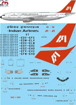 1:144 Indian Airlines Airbus A.300B4