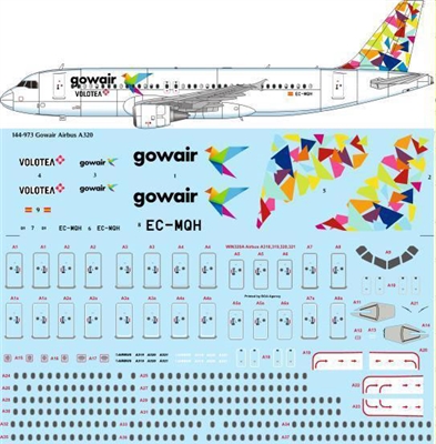 1:144 Gowair Airbus A.320