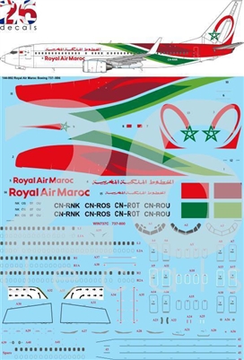 1:144 Royal Air Maroc Boeing 737-800
