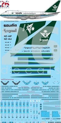 1:144 Saudia Boeing 747SP (EE kit)