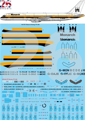 1:144 Monarch Airlines Boeing 757-200