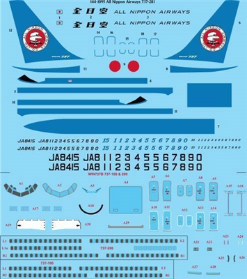 1:144 All Nippon Boeing 737-200