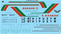 1:144 Balkan Bulgarian Airlines (later cs) Tupolev 154M