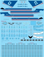 1:144 Capitol Airlines Douglas DC-8-31