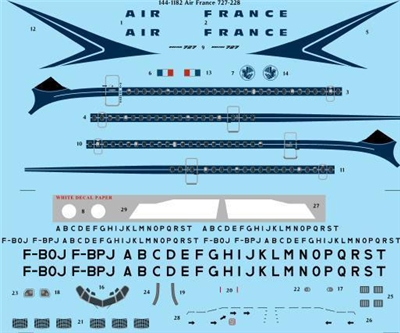 1:144 Air France Boeing 727-200